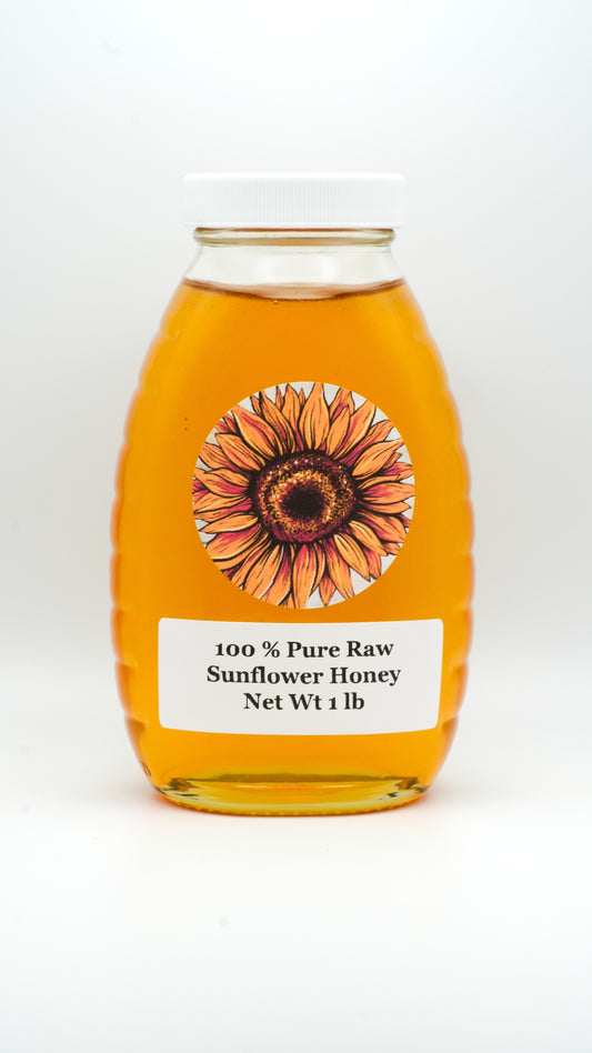 100% Pure & Raw Sunflower Honey